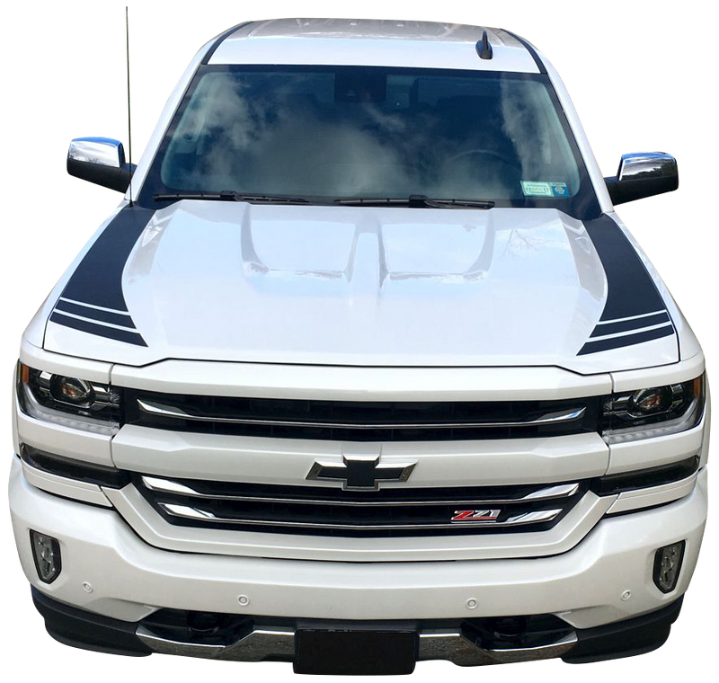 Hood Accent Stripes  - 2016-2018 Silverado 1500
