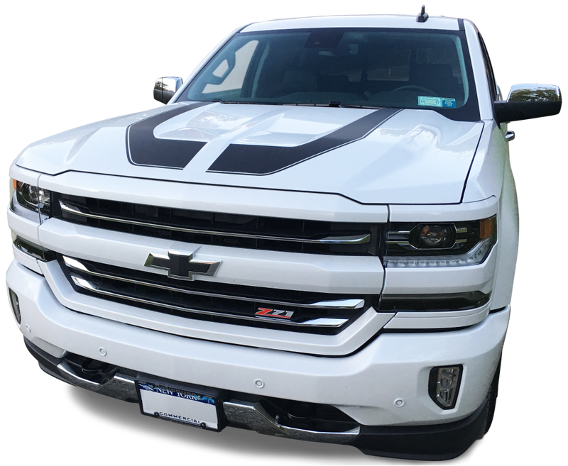 Rally Edition Style Stripes  - 2016-2018 Silverado 1500