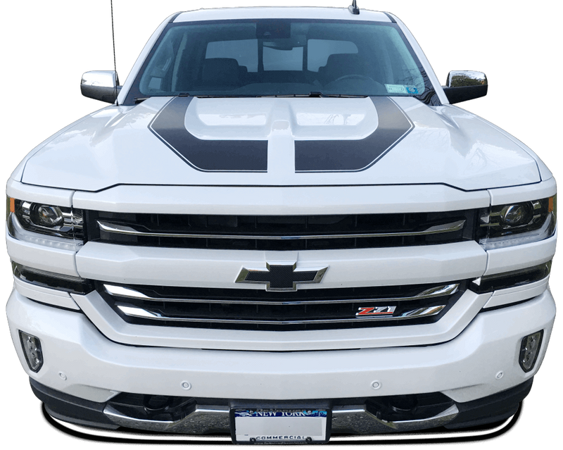 Rally Edition Style Stripes  - 2016-2018 Silverado 1500