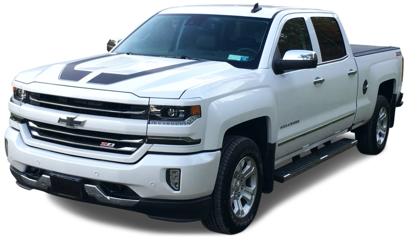 Rally Edition Style Stripes  - 2016-2018 Silverado 1500