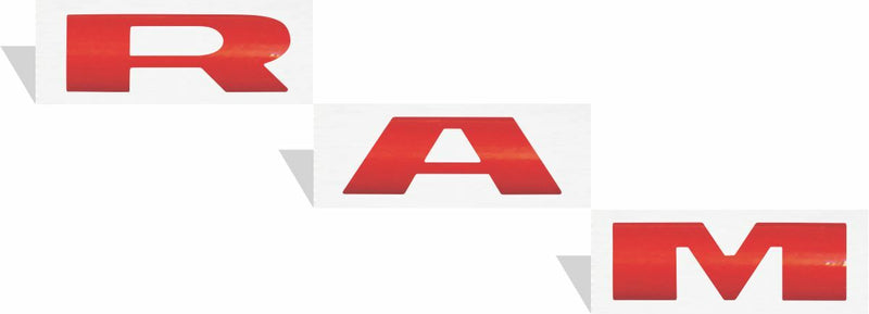 RAM Grille Emblem Overlay Decal   - 2019-2024 Ram 2500 3500