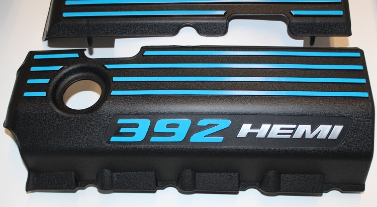 392 Engine Cover Overlay Decals - 2018 -2024 Durango SRT, SRT 392