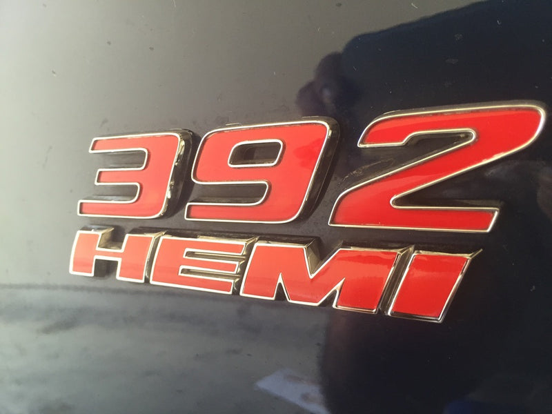 392 Hemi Emblem Overlay Decals - Dodge Charger SRT8,SRT392, Scat Pack