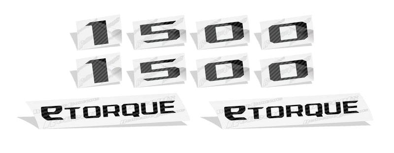 V6 eTORQUE Hood Emblem Decals
