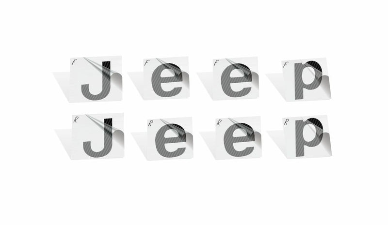 Jeep Emblem Overlay Decals   - Jeep Renegade