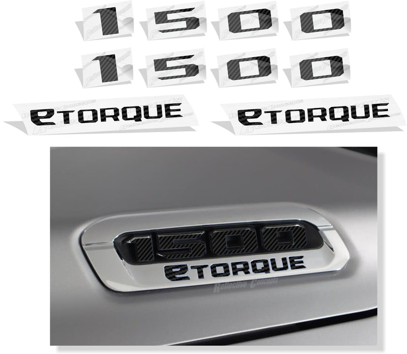 V6 eTORQUE Hood Emblem Decals