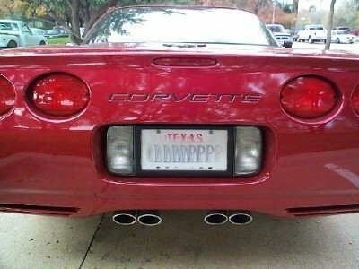 Rear Lettering Inlay Decal - C5 Corvette 97-04