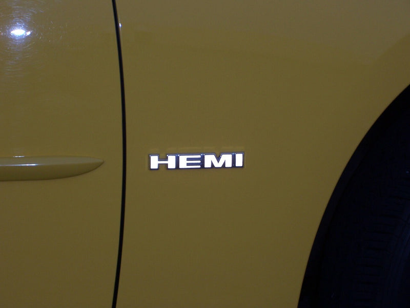 Hemi Emblem Overlay Decals (pair)  - 2005-2008 Magnum