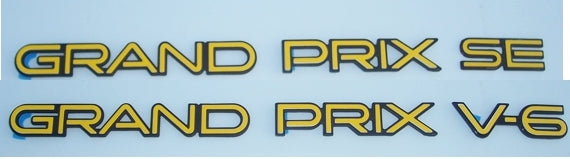 Door Badge Overlay Decals - 88-96 Grand Prix