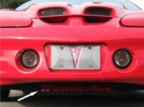 Air Deflector Decal - Trans Am
