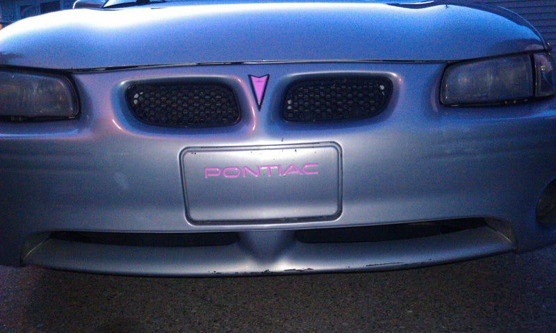 97-03 Grand Prix GT/GTP Front Plate Lettering Kit