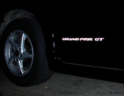 Door and Trunk Badge Overlays set of 3 - 97-03 Grand Prix GT