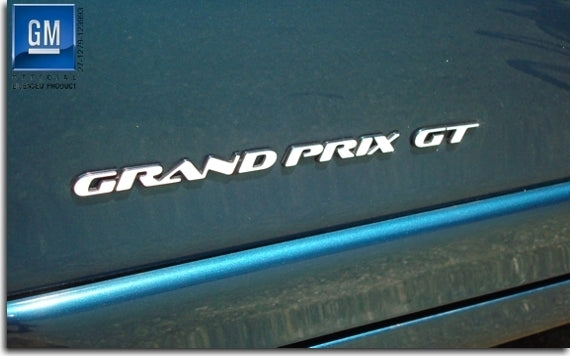 Door and Trunk Badge Overlays set of 3 - 97-03 Grand Prix GT