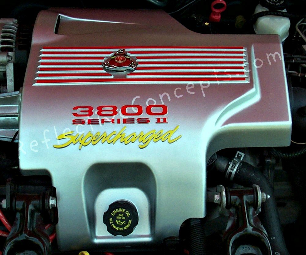 Buy L67 Engine Cover Overlays | 97-04 Regal GS Decals