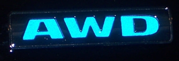 AWD Emblem Inlay Decal - 05-08 Chrysler 300C