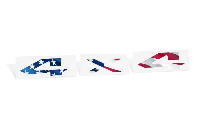 4x4 Emblem Overlay Decal - 2019-2024 Ram