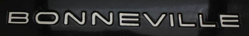 Rear Bumper BONNEVILLE Lettering Inlay Decal - 00-03 Bonneville
