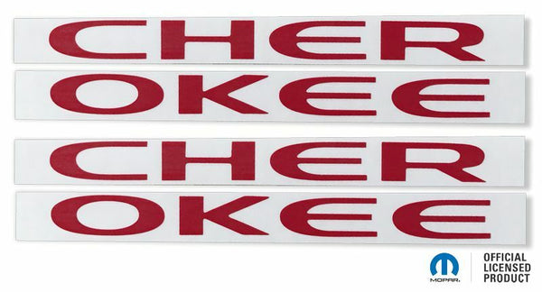 Door Emblem Overlay Decals  - 14-22 Cherokee