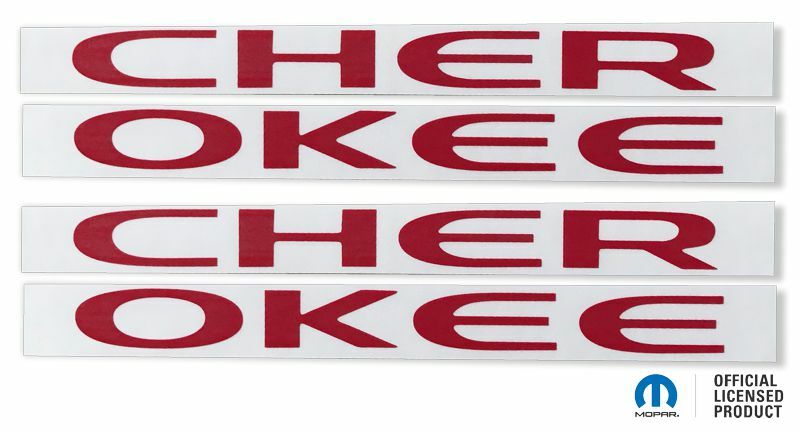 Door Emblem Overlay Decals  - 14-23 Cherokee