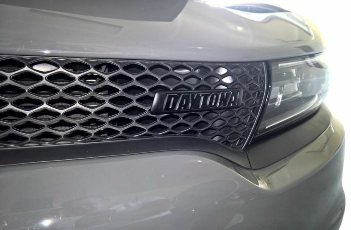 DAYTONA Grille Emblem Overlay Decal   - 17-23 Charger Daytona