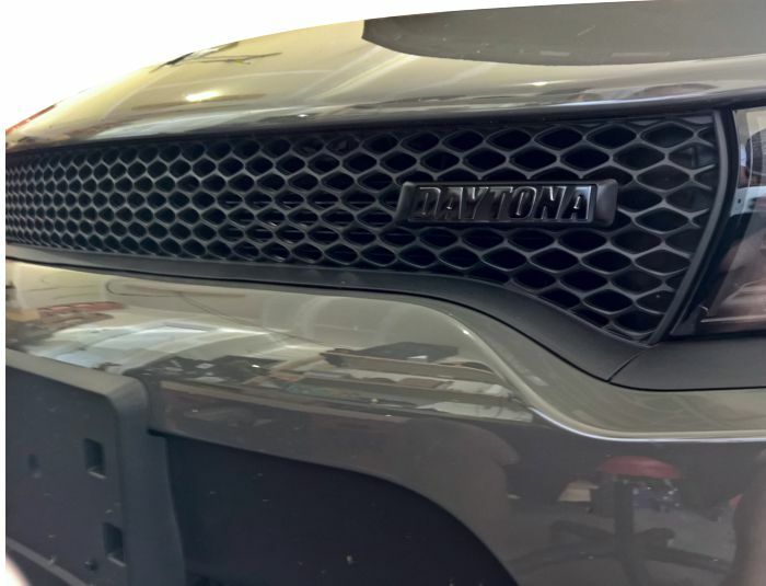 DAYTONA Grille Emblem Overlay Decal   - 17-23 Charger Daytona