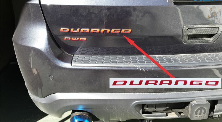 DURANGO Emblem Overlay Decal - 11-23 Durango