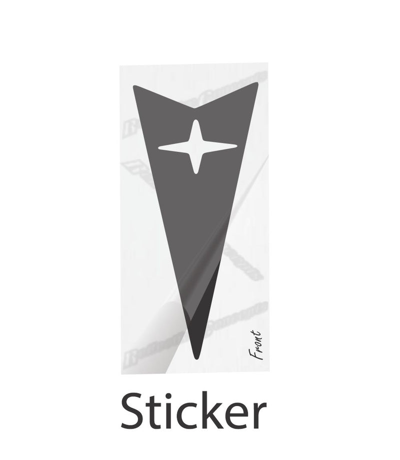 FRONT Arrowhead Overlay Decal - 06-09 Solstice