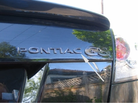 PONTIAC Emblem Overlay Decal - 2008-2009 G8