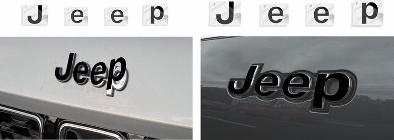 Jeep Emblem Overlay Decals   - 2021-2023 Grand Cherokee L