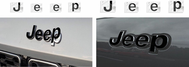 Jeep Emblem Overlay Decals   - 2022-2024 Grand Cherokee