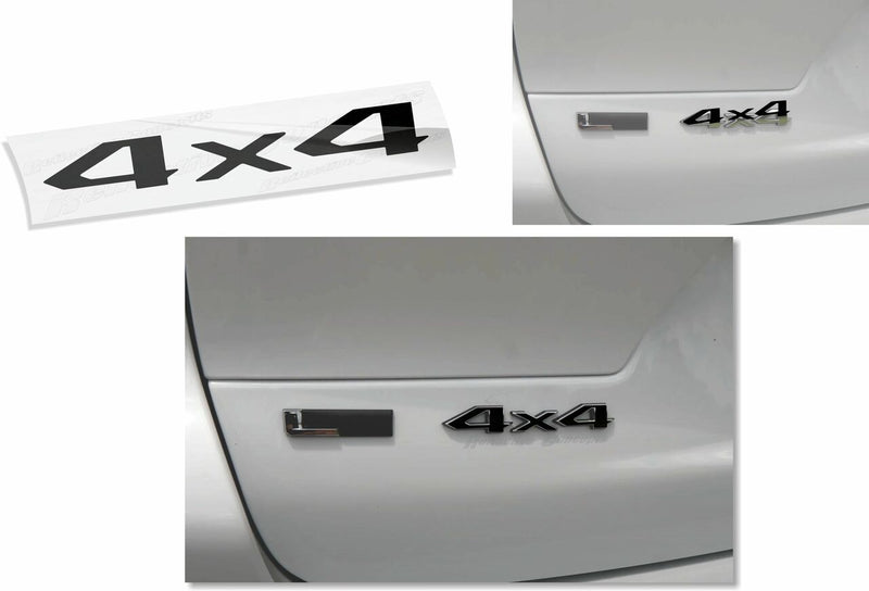 4x4 Emblem Overlay Decal - 2021-2024 Jeep Grand Cherokee L