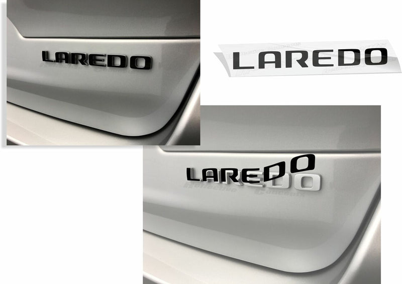 LAREDO Emblem Overlay Decal - 2022-2023 Grand Cherokee Laredo