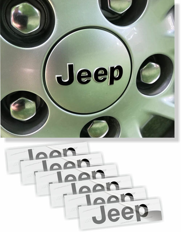 JEEP Center Cap Overlay Decals for Wrangler JL