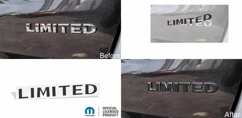 LIMITED Emblem Overlay Decal - 05-22 Jeep Grand Cherokee WK Limited