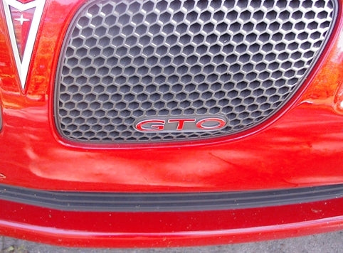 GTO Grille Emblem Overlay Decal