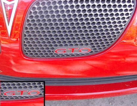 GTO Grille Emblem Overlay Decal