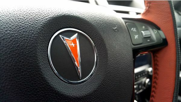 Steering Wheel Overlay Decal - Pontiac G8