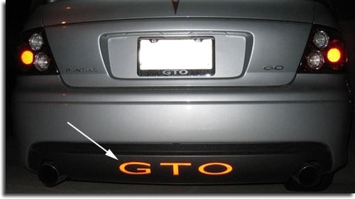 Buy GTO Rear Inlay Decal | GTO Decals | Reflective Concepts