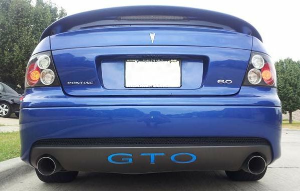 Buy GTO Rear Inlay Decal | GTO Decals | Reflective Concepts