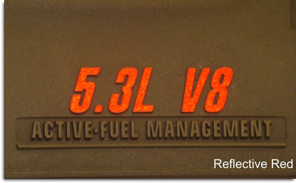 Engine Cover Overlay Decals - 06-09 Impala SS