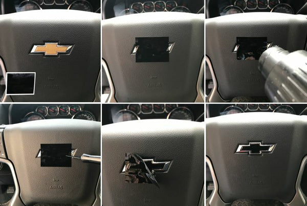 Steering Wheel Overlay Decal - 2013-2015 Malibu