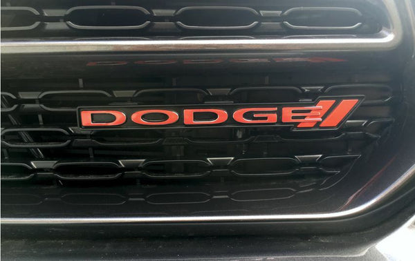 DODGE Grille Emblem Overlay Decal -  Charger