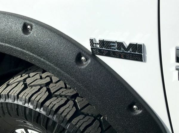 HEMI 5.7 LITER Emblem Overlay Decals - 2019-2023 Ram 1500 Classic