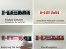 Hemi Emblem Overlay Decals (pair)  - 2005-2008 Magnum