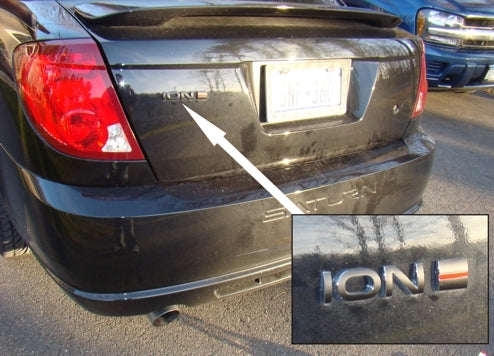 Saturn ION Badge Overlay Decal