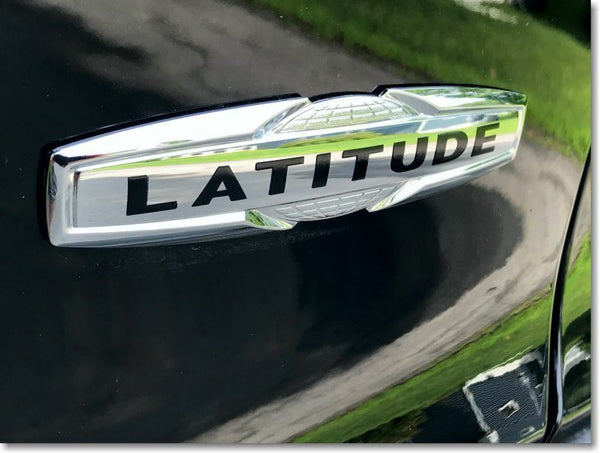 LATITUDE Emblem Overlay Decal - Jeep Renegade