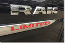 KIT:  LIMITED Emblem Overlay Decal Set - 2019 2020 2021 2022 2023 2024 Ram 1500 Limited