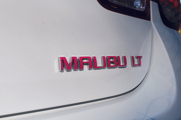 MALIBU Emblem Overlay Decal - 2013-2015 Malibu