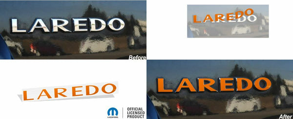 LAREDO Emblem Overlay Decal - 05-21 Jeep Grand Cherokee