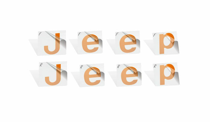 Jeep Emblem Overlay Decals   - 2014-2021 Grand Cherokee
